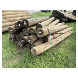 7in x 8ft fence posts