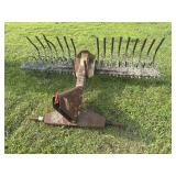 3pt Rear tine rake