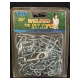 Titan 10ï¿½ Welded Tie Out Chain Weather Resistant