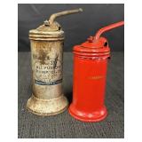 2 Eagle pump oilers.  6oz Eagle no. 33 & slightly