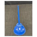 Eagle brand thumb-pump oiler, 8in H