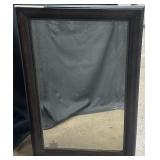 Framed wall hanging mirror