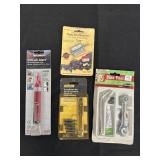 Circuit Alert, chain saw sharpener, screwdriver