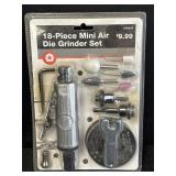 18 Pc. Mini Air Die Grinder Complete Set in