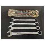 Grip 4pc Jumbo SAE Combination Wrench Set