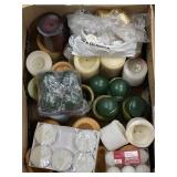 Variety of candles