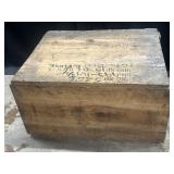 Wood Lidded Crate