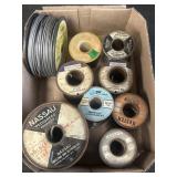 Variety of Solder and Lashing wire