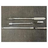 Breaker bar, extension, & socket adapter