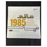 1985 Ford truck wiring diagrams manuals in binder