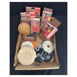 Sandpaper & buffing wheels