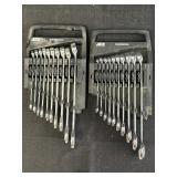 (2) Ace Combination Wrench 10pc. Sets & Holders/