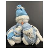 TJï¿½s Christmas Snow Family figurine plush dolls
