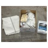 Mattress protector, sheets, pillowcases, fabric