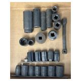 Variety of Socket Sets & impact sockets