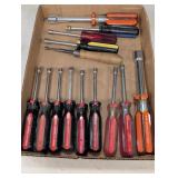 Variety of Nut Driver Screwdrivers various sizes