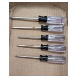 (5) Craftsman Torx Screwdriver's plastic handles