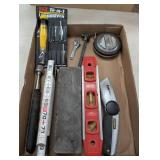 Lufkin Red End ruler, Ace level, Stanley blade