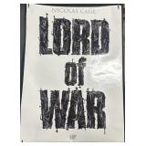 Lord of War movie poster featuring Nicolas Cage