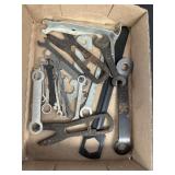 Various open/closed end wrenches