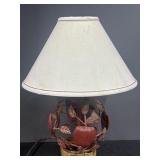 Metal apple tree lamp w/ lamp shade
