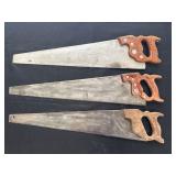 Pennsylvania & 2 Disston Hand Saws