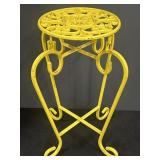 16.25' yellow metal folding plant stand