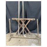 Primitive Columbia Rug & Embroidery Frame &