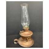 Mini Copper Tone Oil Lamp