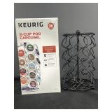 Keurig K-Cup Pod Carousel display holds 36