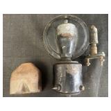 Klaxon Model 20 automobile horn & U-channel sign
