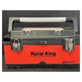 Homak Rural King 20in plastic toolbox w/ lift out