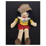 Vtg. Pinocchio Plush Doll