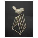 Metal Song Bird Letter Holder