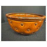 Ceramic Pottery Brown Glazed Bowl