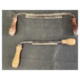 (2) Drawknife and asymmetrical drawknife