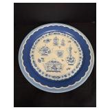 Tin Blue Coffee/ Tea Tray