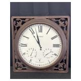 Metal Framed Wall Clock