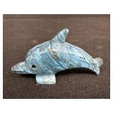 Marble Dolphin Figurine