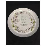 Life is Better in the Country Enamel Tray