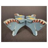 Hand Painted Horse Candlestick Holder