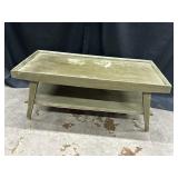Wooden Coffee Table w/ Shelf