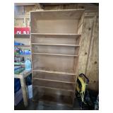 Wooden shelf unit 7 selves