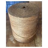 Partial spool of twine