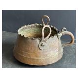 11.5" copper cauldron
