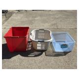 Recycling container, laundry basket, tote w/out