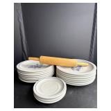 (17) Pfaltzgraft Plates & Rolling Pin