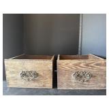 Wooden Drawers w/ Vintage Pulls