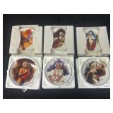 (6) Chris Notarile Marilyn Monroe collector plates