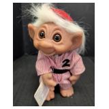1977 Thomas Dam Rookie Troll Doll 9in tall